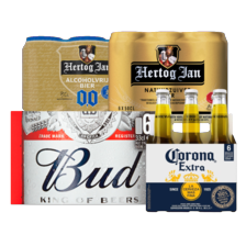 Hertog Jan, Hertog Jan 0.0%, Hertog Jan Grand Pilsener, Corona of Bud
